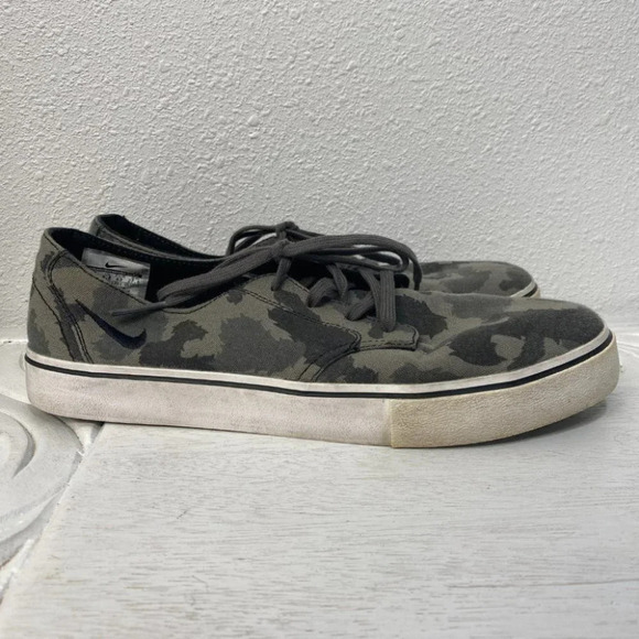 Rare Nike Zoom Janoski Canvas RM PRM Green Black Camo 603238-001 Men’s Size 9.5 - Picture 2 of 9